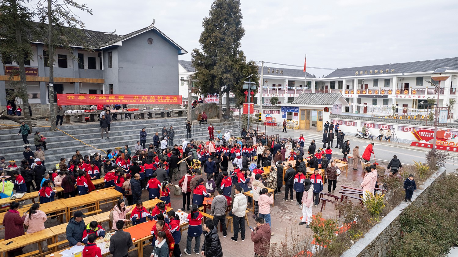 “杀猪宴”现场