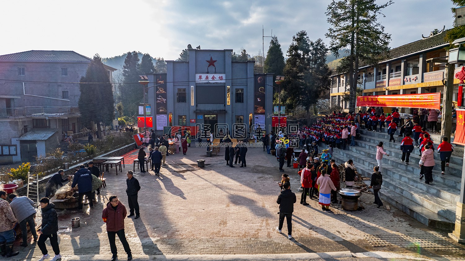 “杀猪宴”现场