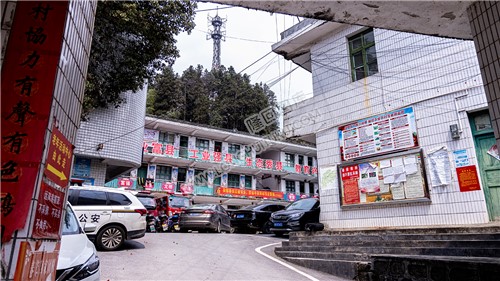 罗洪镇政府大门口