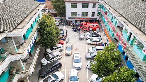 罗洪镇政府航拍