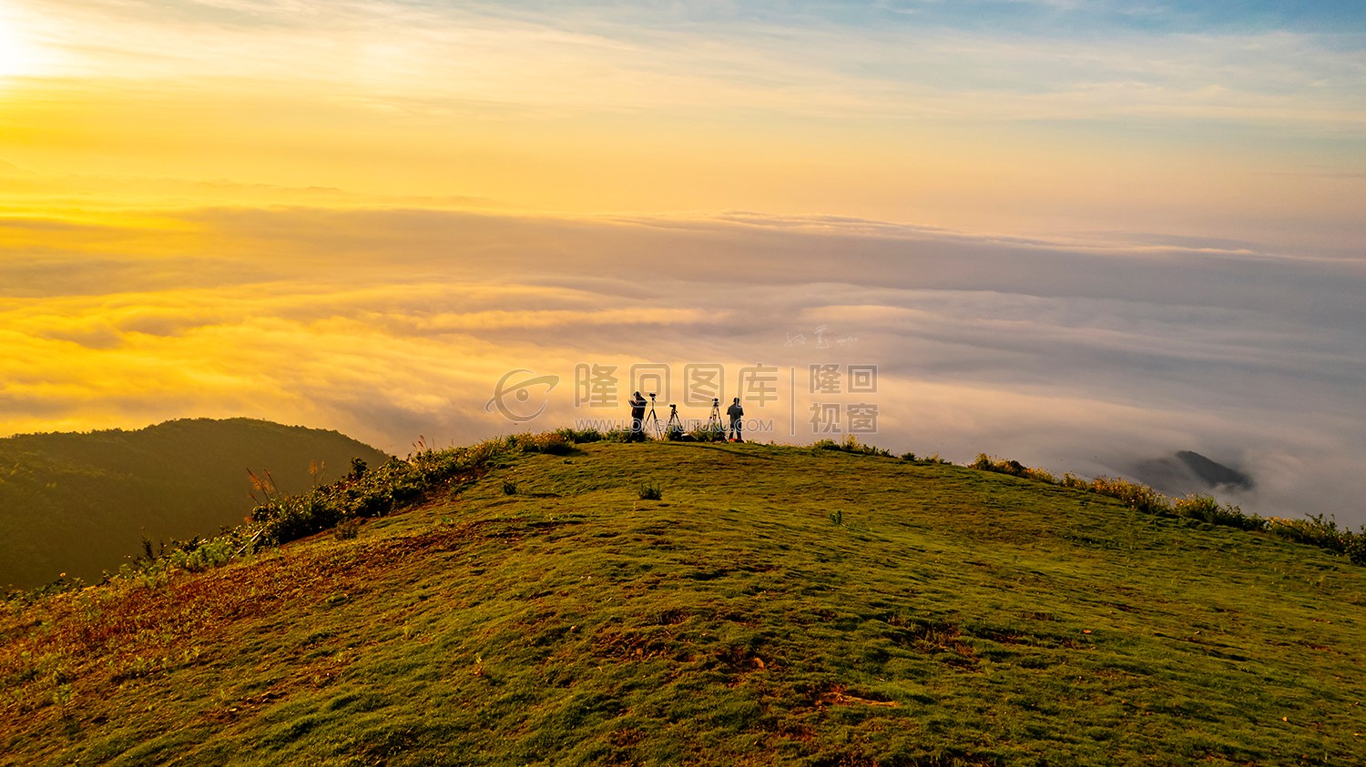 大东山滑翔伞基地日出