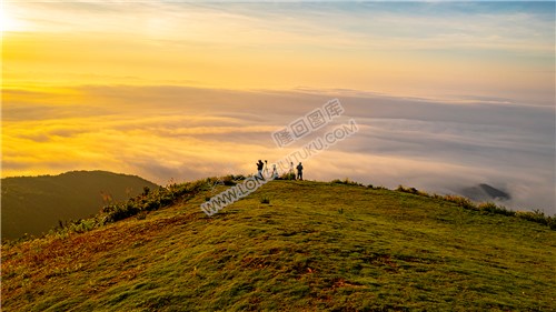 大东山滑翔伞基地日出