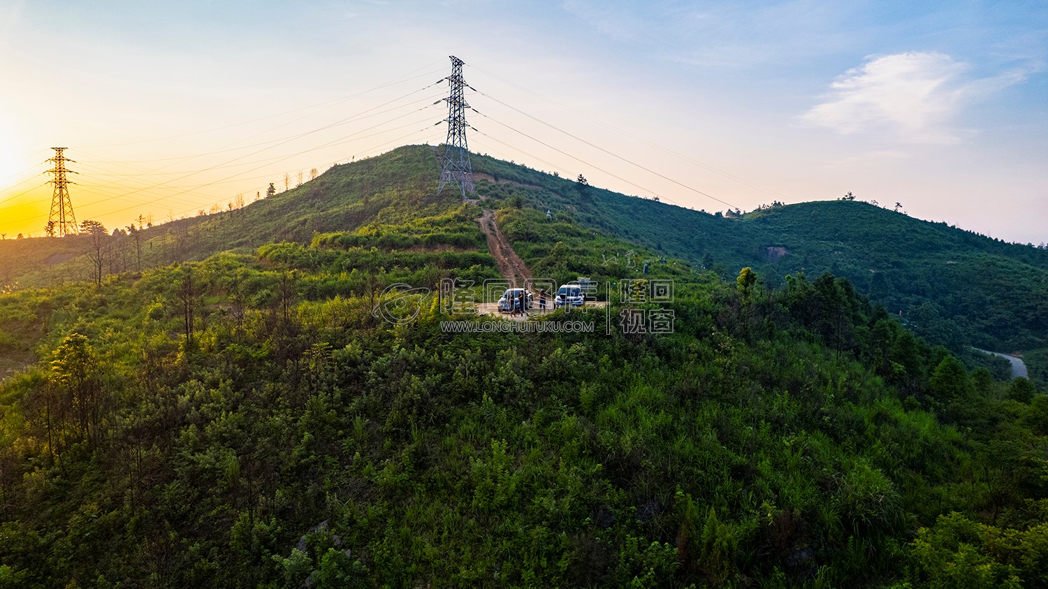 罗家大岭山头日出