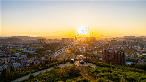 罗家大岭看隆回日落