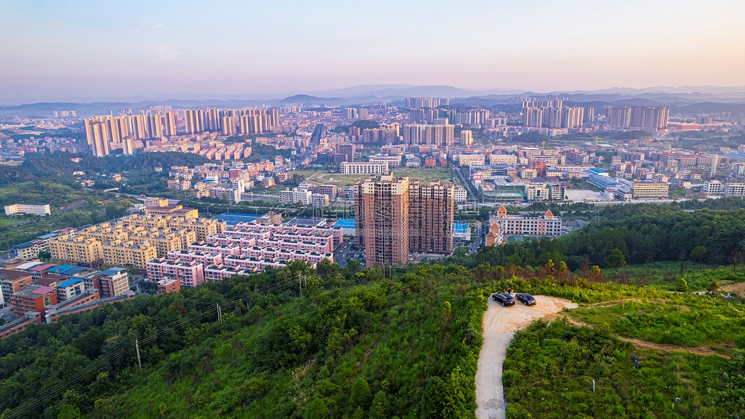 罗家大岭看隆回县城