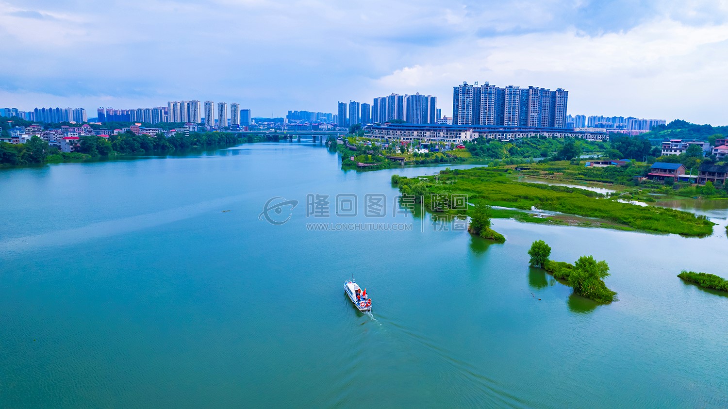 坐船游隆回赧水河，元木山电站到狐狸岛