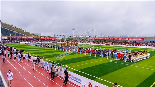 侨心杯开幕式现场