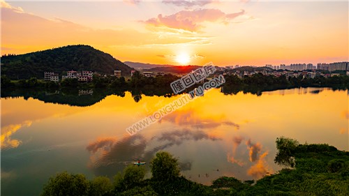 隆回美丽夕阳