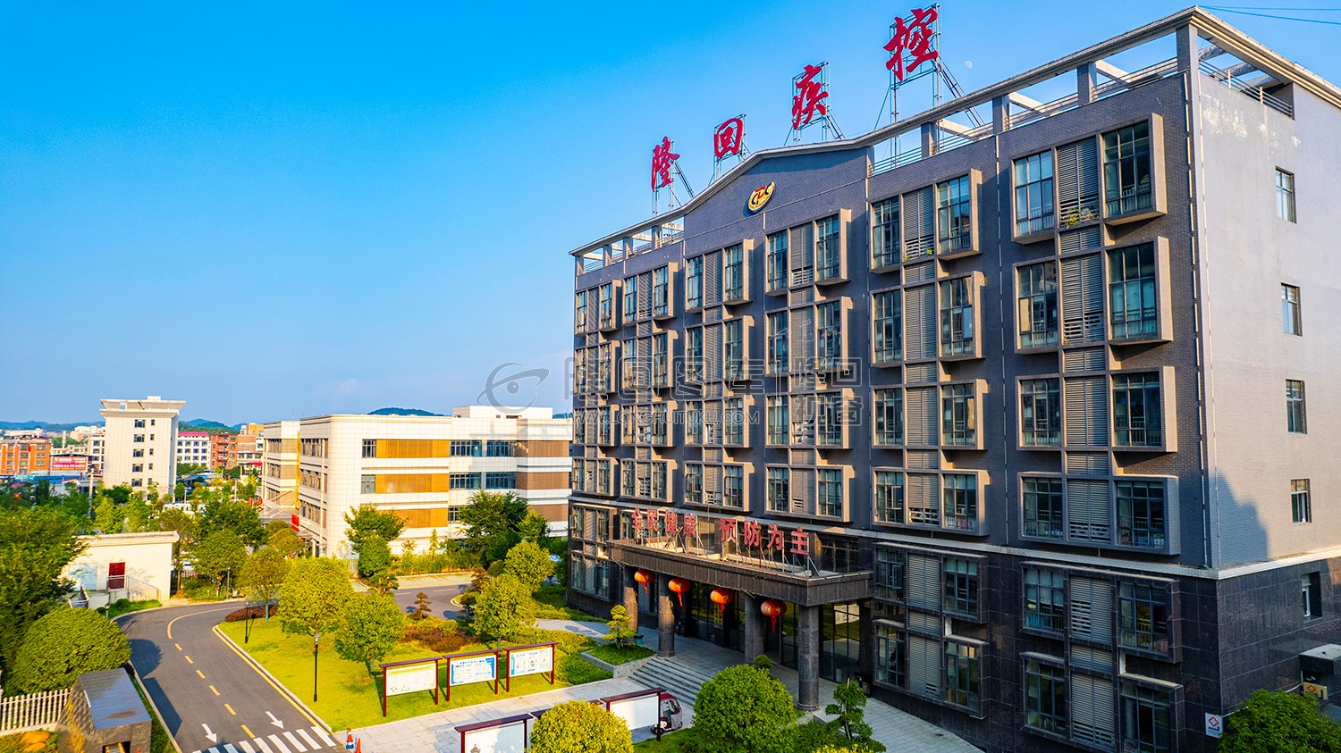 隆回疾控中心航拍