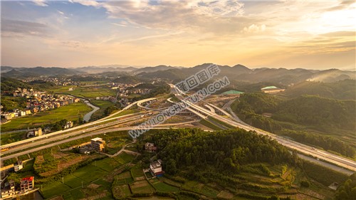 屋主塘枢纽日落