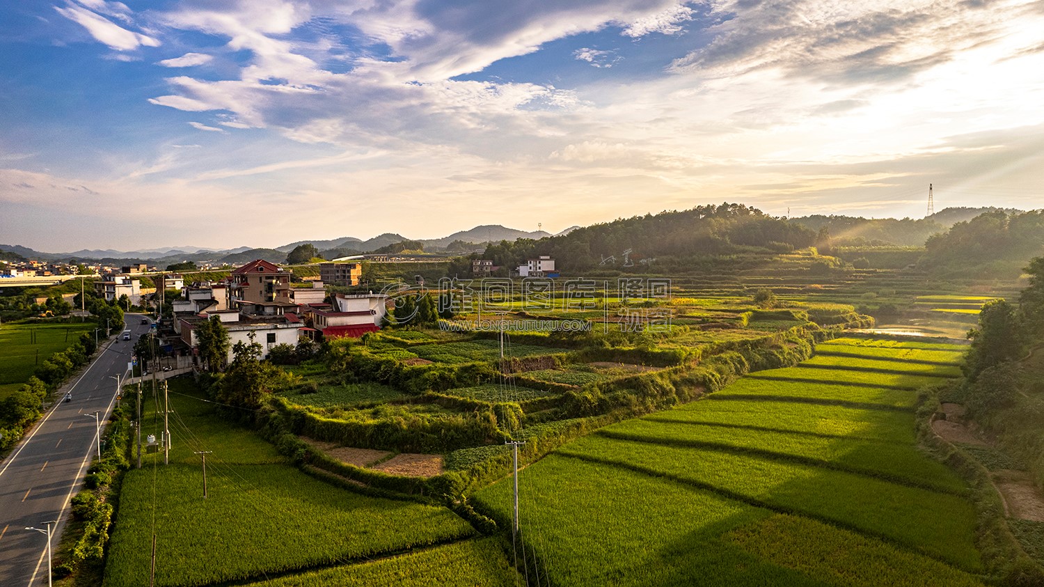 油铺里刘家塘田园风光