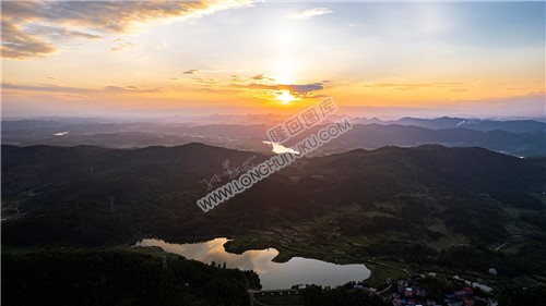 长水铺水库夕阳美景