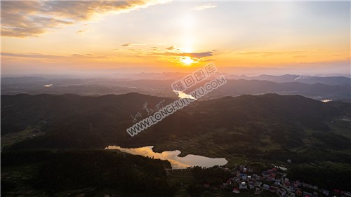 长水铺水库夕阳美景