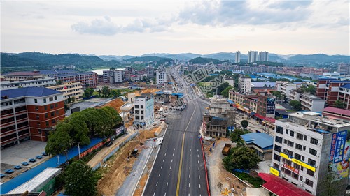 环城南路隆回九中路段