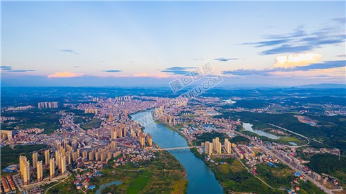 隆回二桥南北两岸