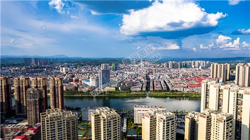 江尚城看紫霞园方向