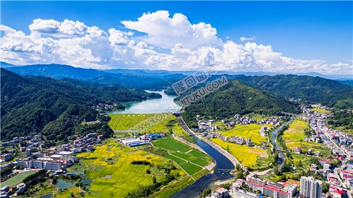 航拍六都寨水库