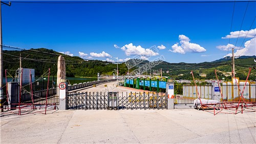 六都寨水库大坝上锁