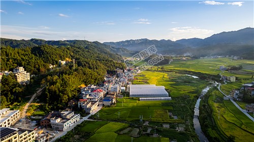 邹汉勋故居前田园风光