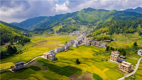 冷溪山乡村风光