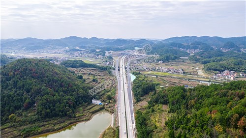 沪昆高速看屋主塘枢纽