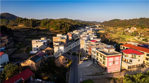 叶家村马路两边村落
