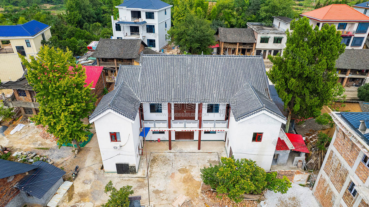 聂家亭清真寺外景航拍