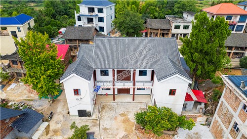 聂家亭清真寺外景航拍