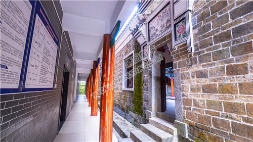 清真古寺外面走廊