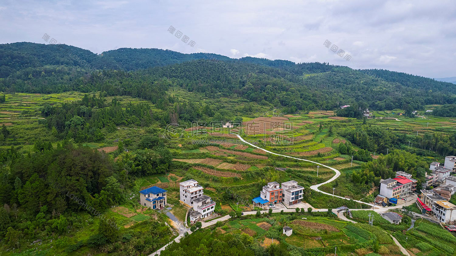山界清真南寺旧址远处航拍