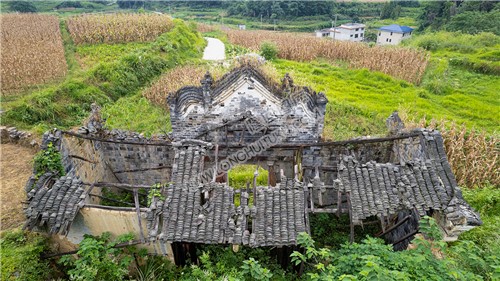山界清真南寺旧址后方航拍