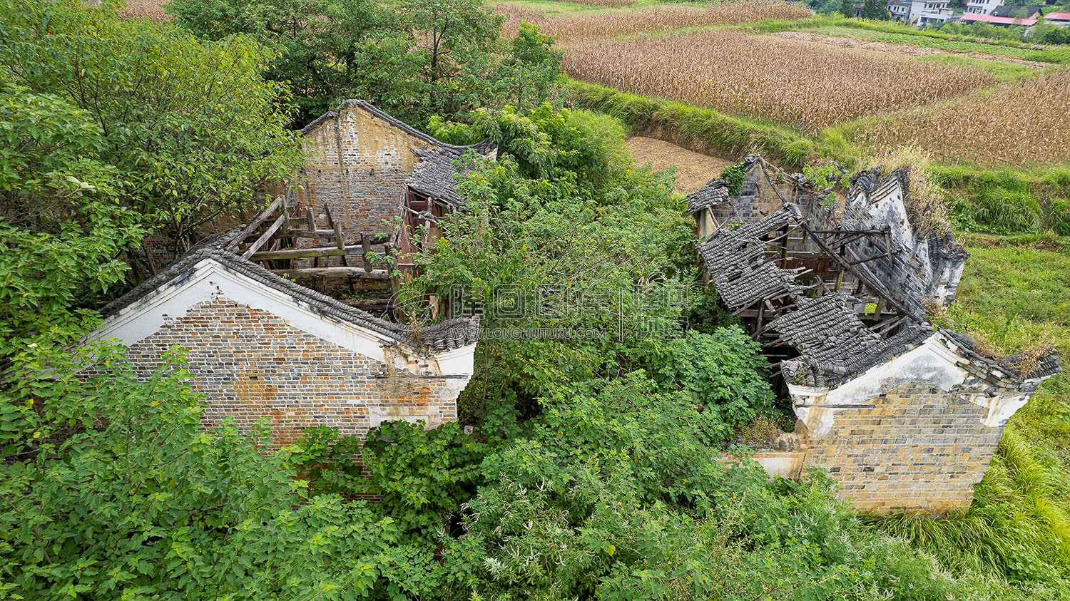 山界清真南寺旧址侧方航拍