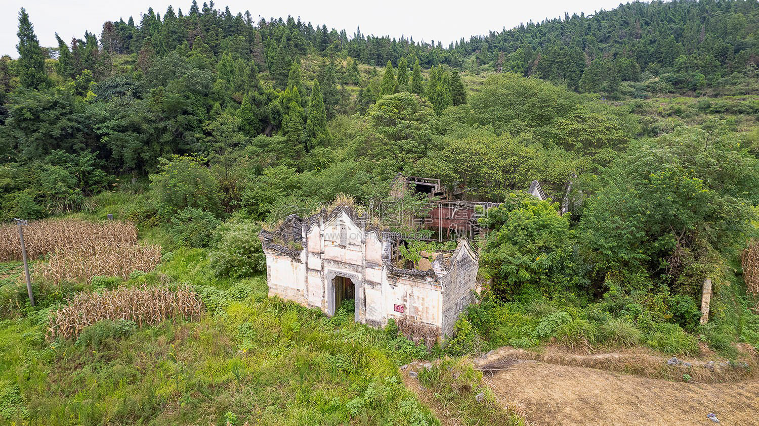 山界清真南寺旧址航拍