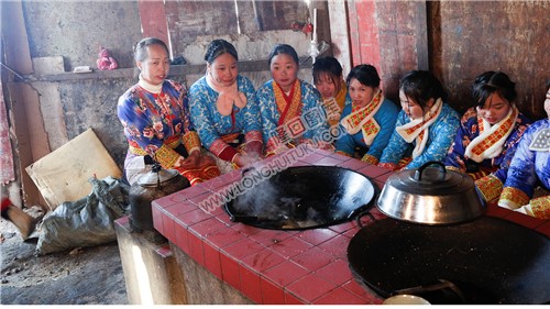 水栗凼村雪中喜事，隆回花瑶婚礼