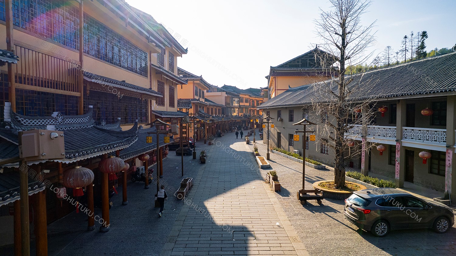 虎形山乡镇府周边