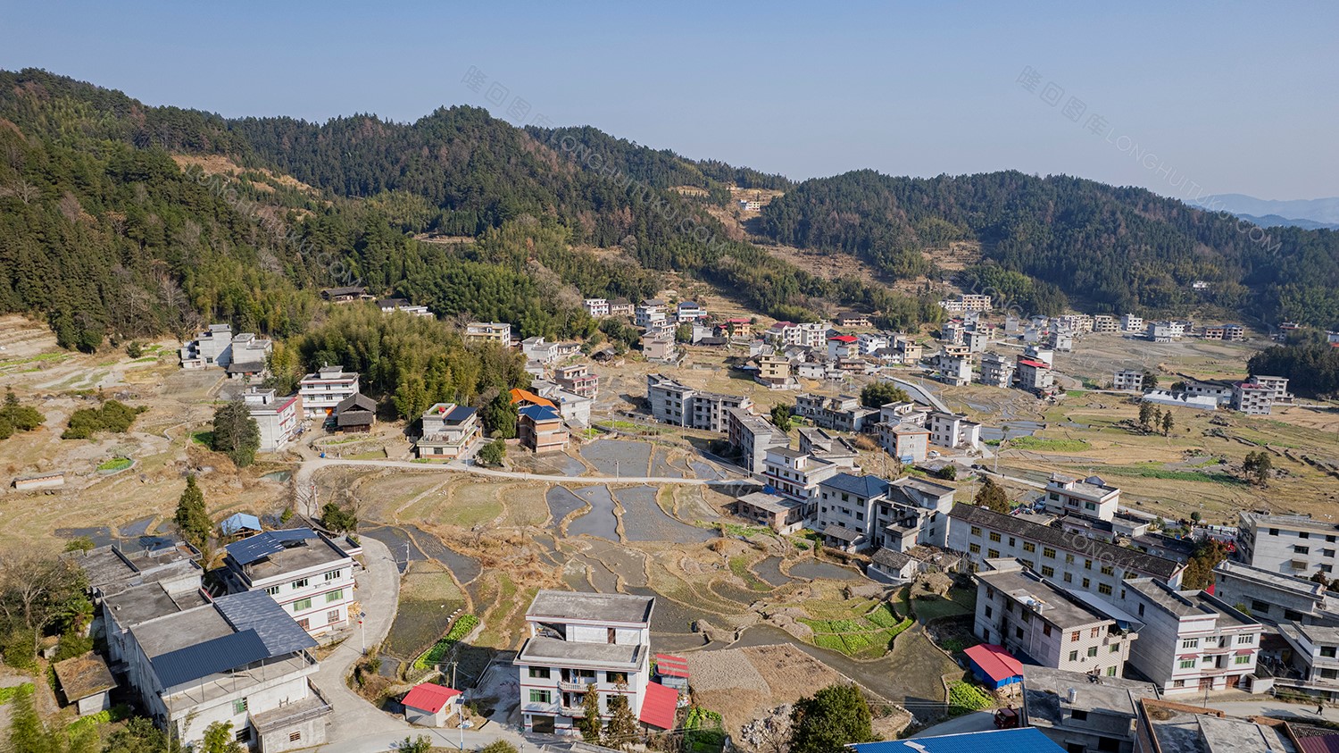 晓阳溪乡村风光