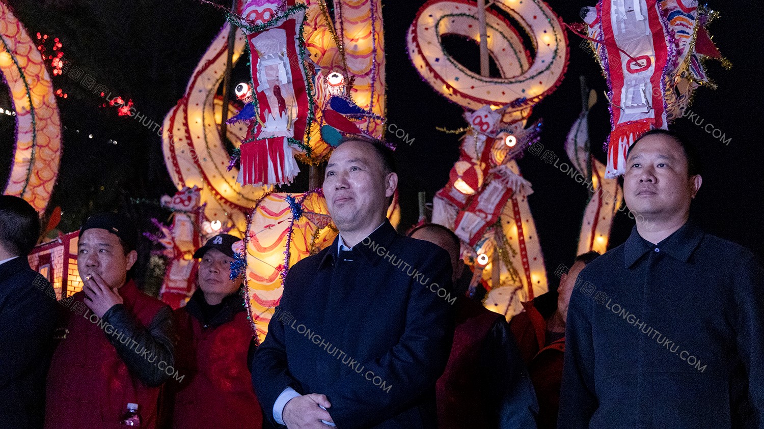 隆回县委书记刘厚见与县长李谋出席活动