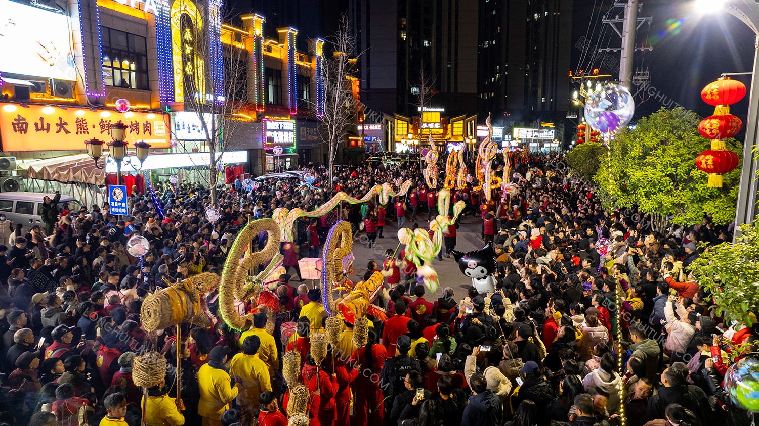 隆回游龙队伍在辰河会前