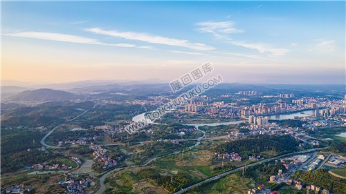 隆回县城周边路网水网